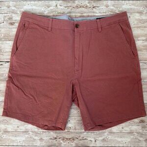 Bonobos Chino Shorts - 7" Inseam - Size 38 - Color Dark Salmon